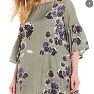 Bryan Walker Floral Print Diego Tunic